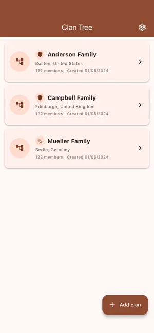 Clan Tree screenshot 4