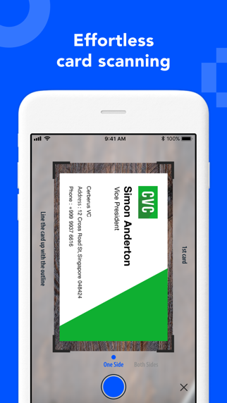 Screenshot #1 pour Eight: Business Card Manager