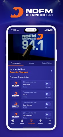 NDFM Chapecó iPhone screenshot