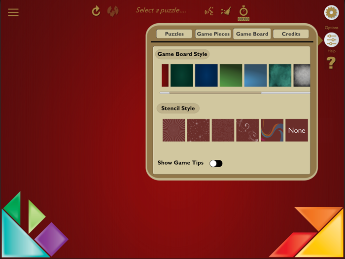 Tangaroos Tangram Puzzle Game