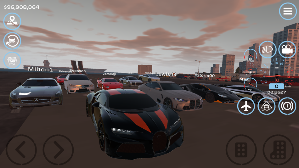 #10. Car Sim | Open World (iOS) By: Genc Sadiku