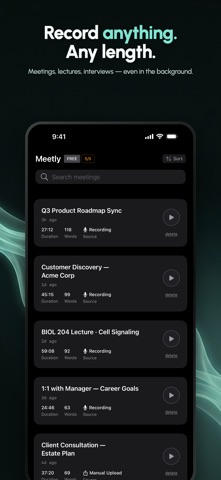 Meetly: AI Meeting Note Taker screenshot