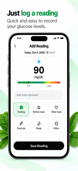 GlucoHelm: Blood Sugar Tracker screenshot 3