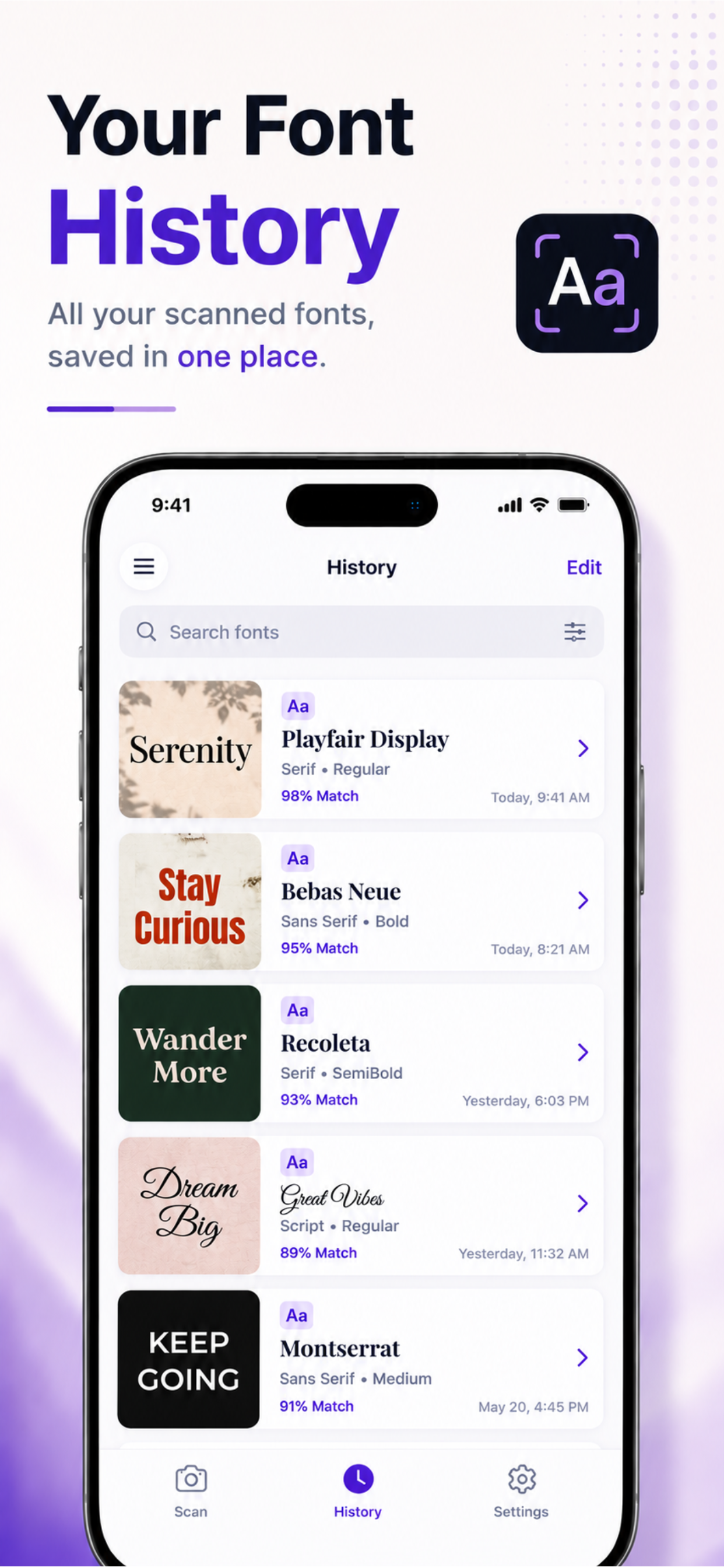 Font Identifier: Scan & Find screenshot 3