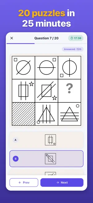 IQ Logic: IQ Test & Puzzles screenshot 2