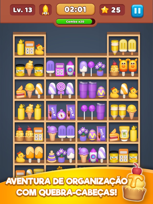 Goods sorting Jogo de Combinar screenshot 12