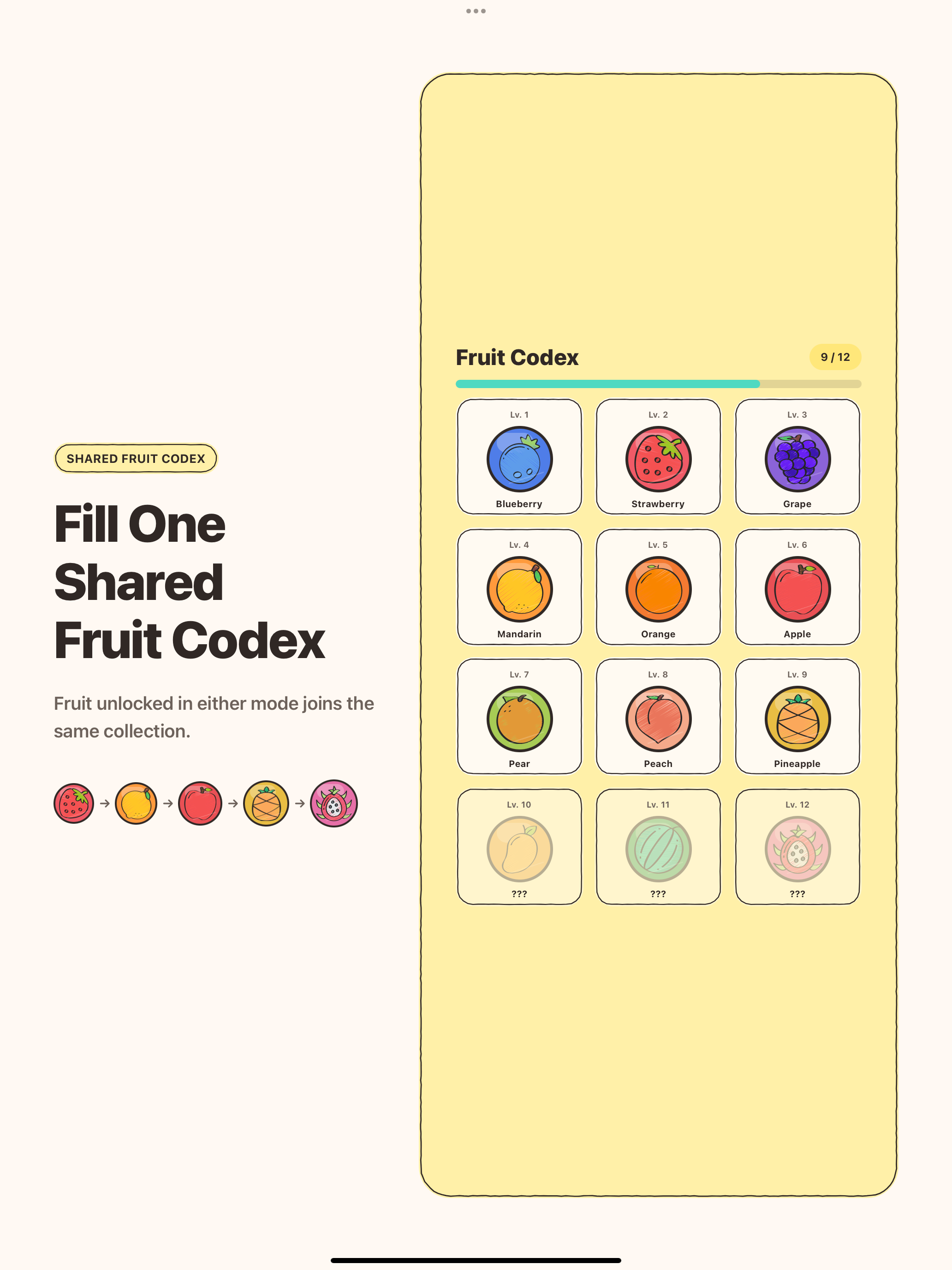 Crayon Fruit: Merge Puzzles screenshot 11