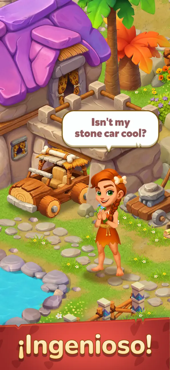 Merge Age: Stone Haven iOS Mod IPA screenshot 3 - iOS game interface