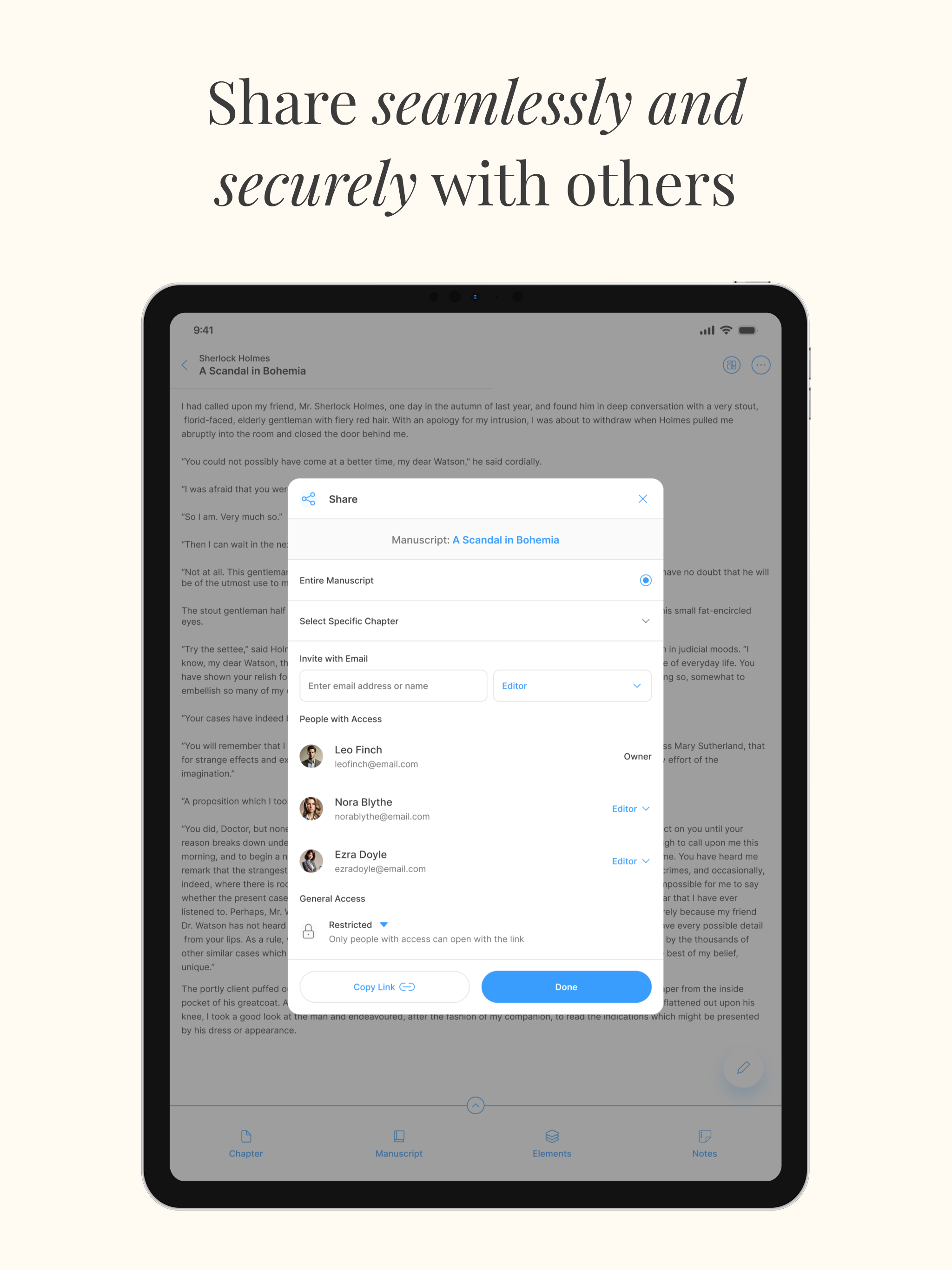 LivingWriter: Write Anywhere