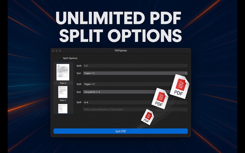 PDF Splitter Unlimited screenshot
