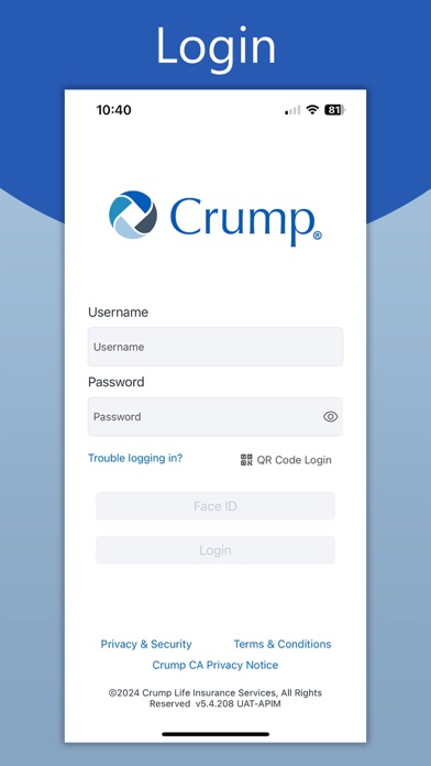 Crump Life Insurance Services Screenshot