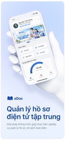 eDoc - Hồ sơ điện tử iPhone screenshot 1