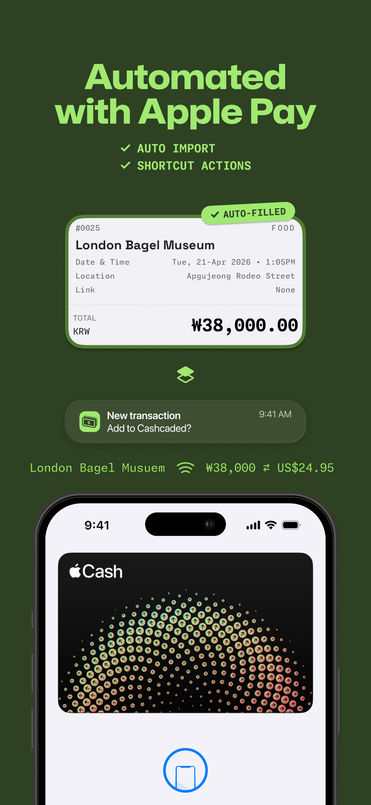 Cashcaded, your money manager screenshot 3