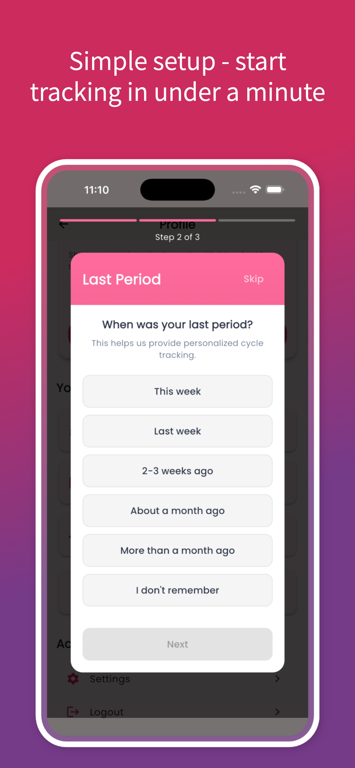 Dose: Track My Period & Earn screenshot 3