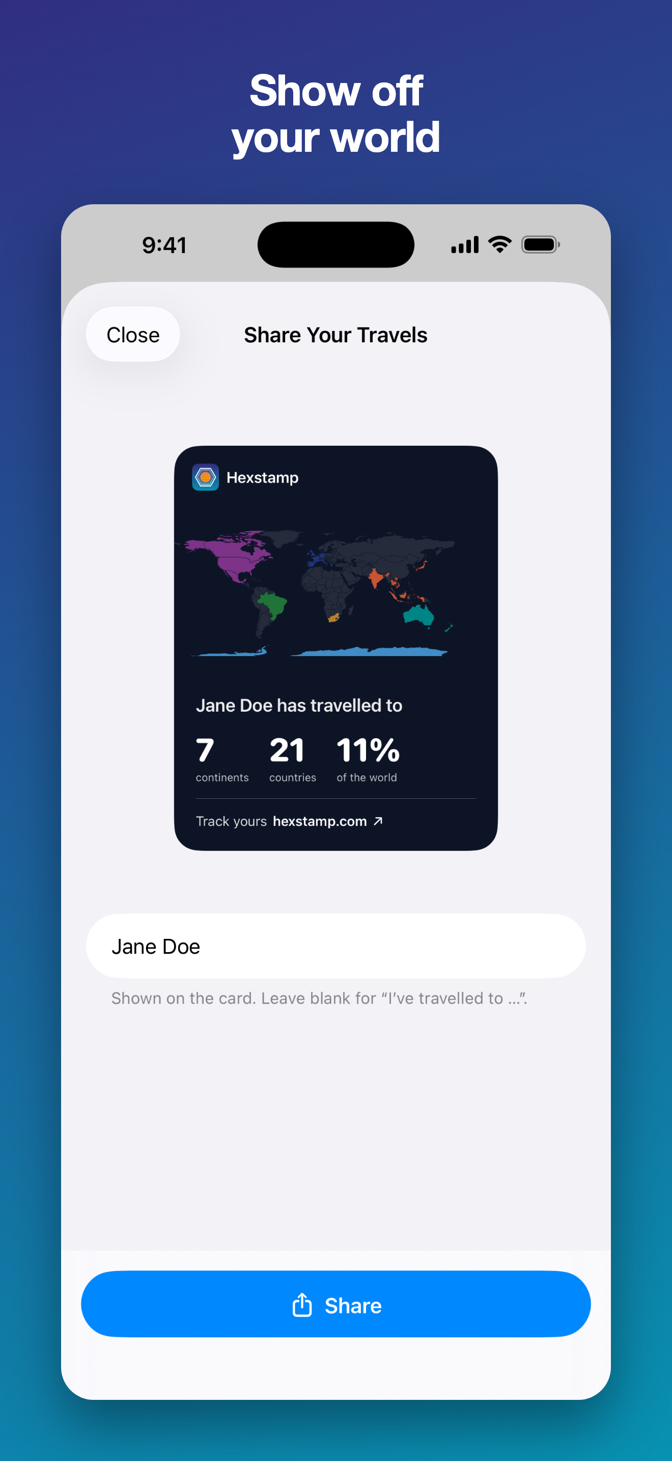 Hexstamp screenshot 6