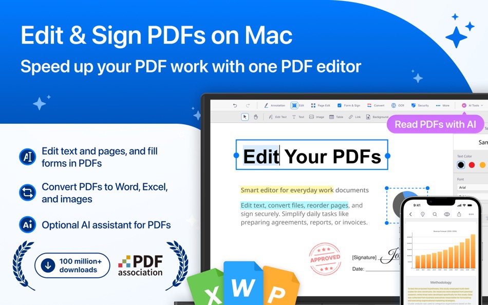 #1. PDF Reader: Edit, Fill, Sign (macOS) By: Kdan Mobile Software LTD