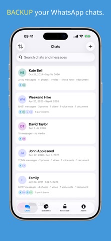 Chat Keeper app screenshot