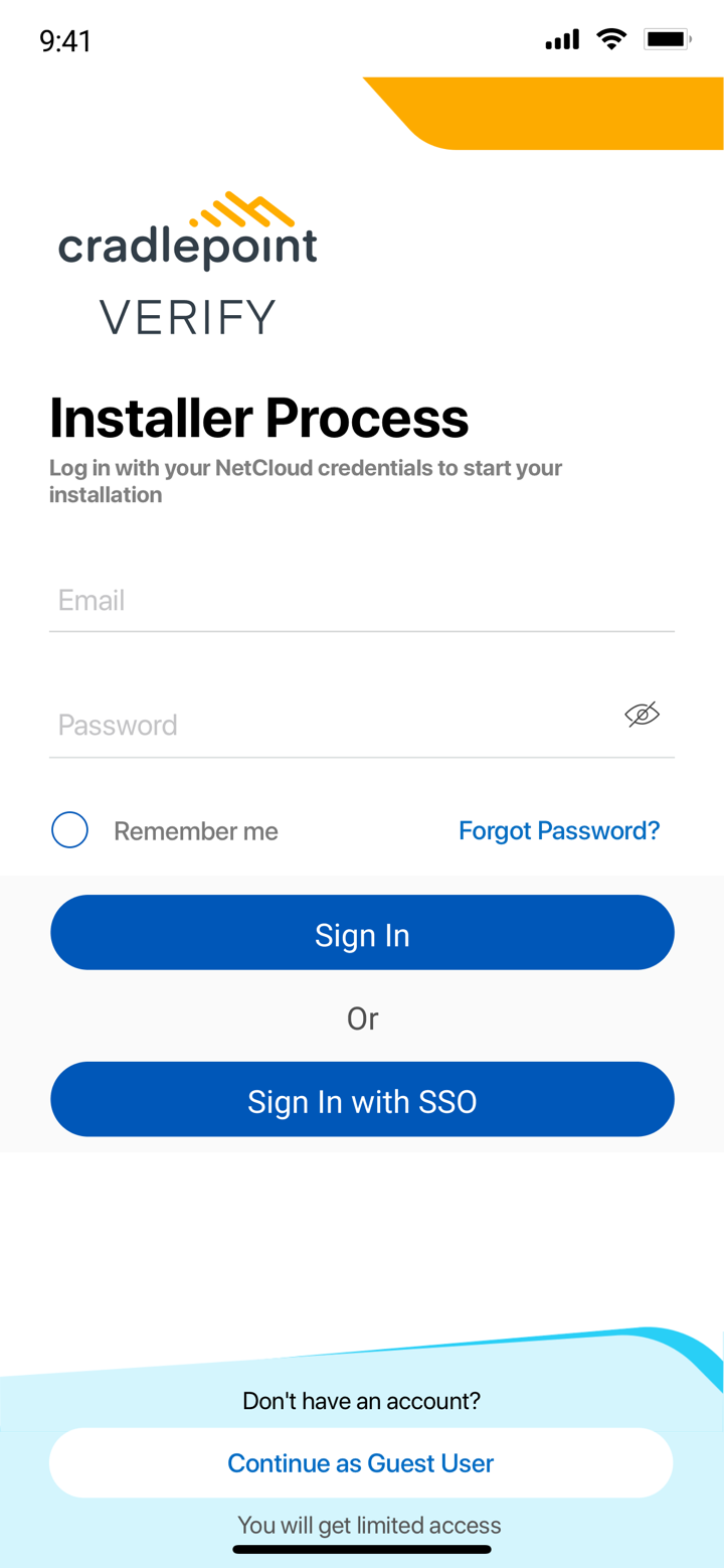 Cradlepoint Verify screenshot 1