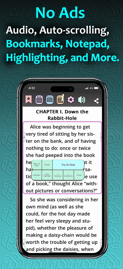 Gutenberg Reader PRO: No ADS! - Books App | MWM