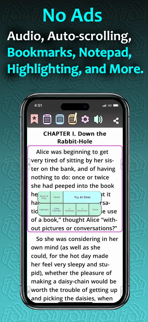 Screenshot #1 pour Gutenberg Reader PRO: No ADS!
