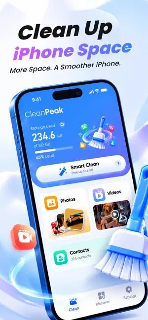 ClearPeak：Smart Cleaning screenshot 1