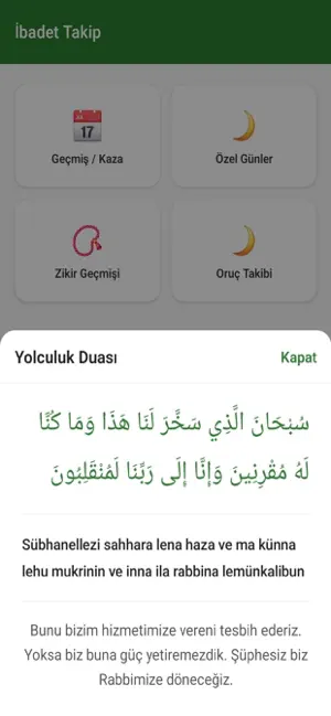Namaz Vakti - İbadet Takibi screenshot 2
