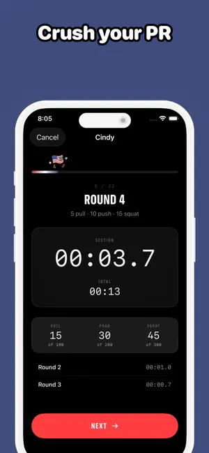 Murphy: Murph Challenge Timer screenshot 2