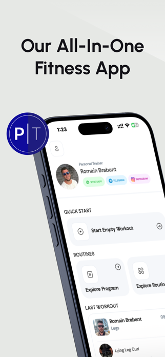 Pocket-Trainer Workout Tracker Screenshot 1 of 7