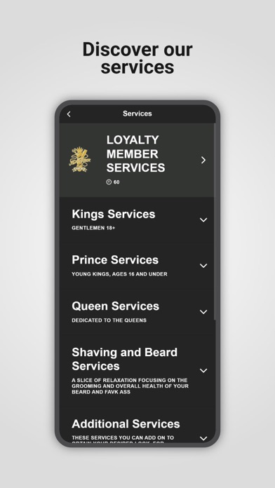 J5dabarber Booking App Screenshot 2 of 3
