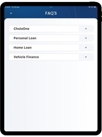 Chola One: Digital Lending App iPad screenshot 9