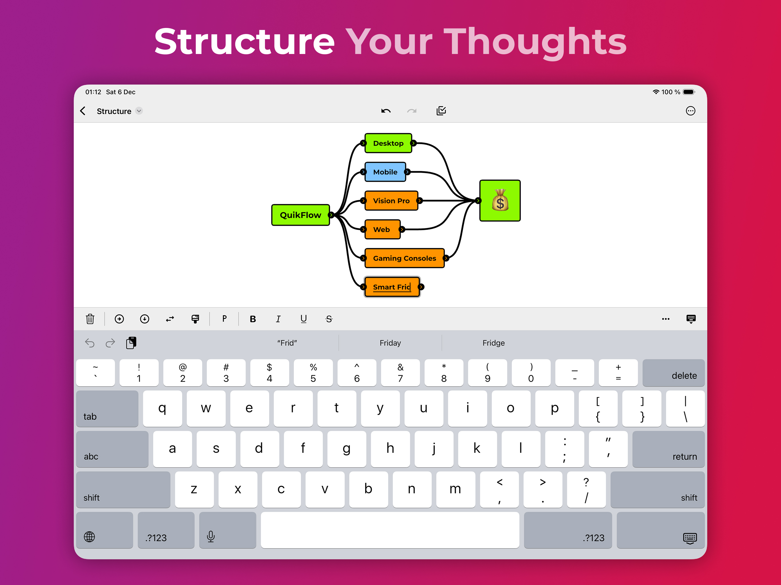 QuikFlow: Flowchart & Mind Map