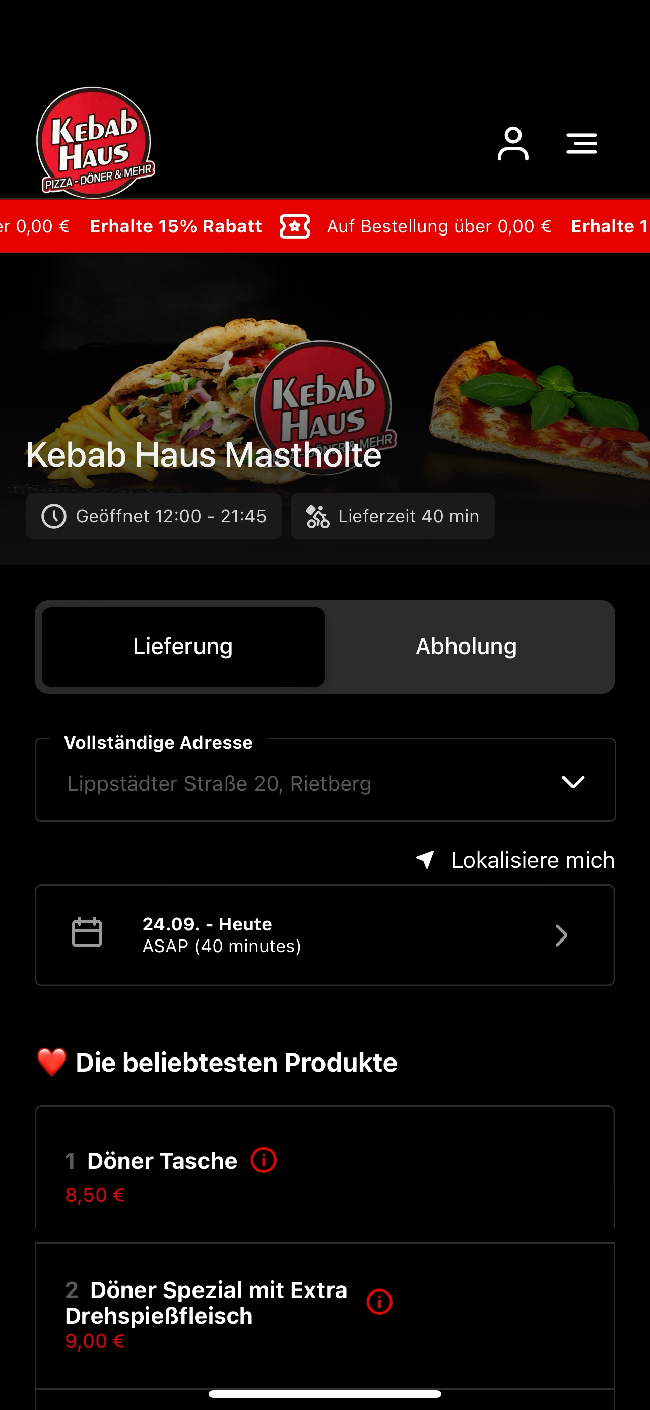 Kebab Haus Mastholte