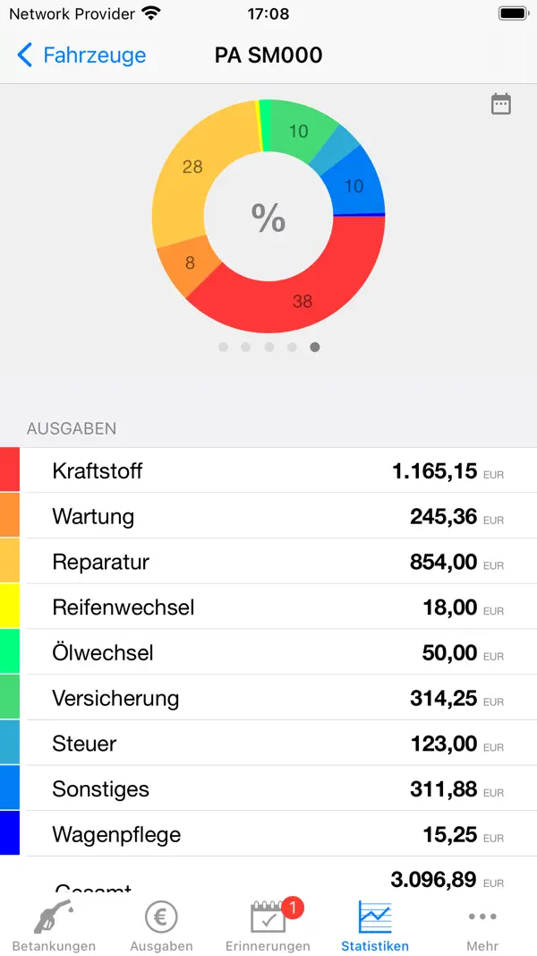 Spritmonitor - Auto Verbrauch Screenshot 3