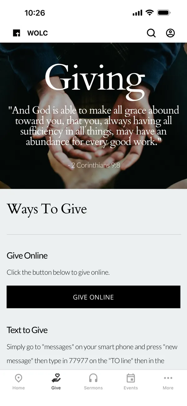 Screenshot #2 pour Word of Life Church St Joseph