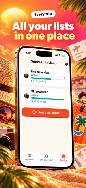 Holiday Packing List & Split screenshot 2