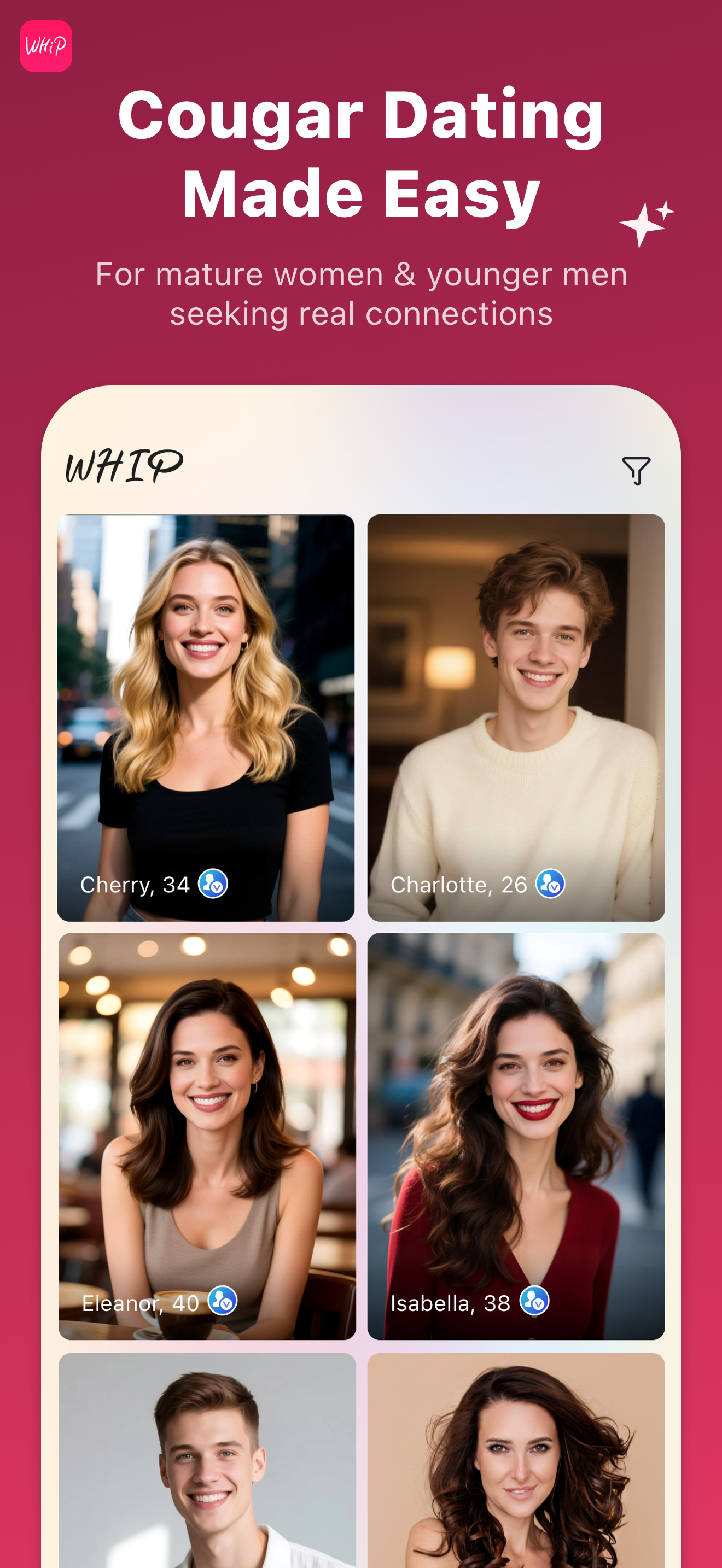 Cougar Dating, Live Chat: Whip