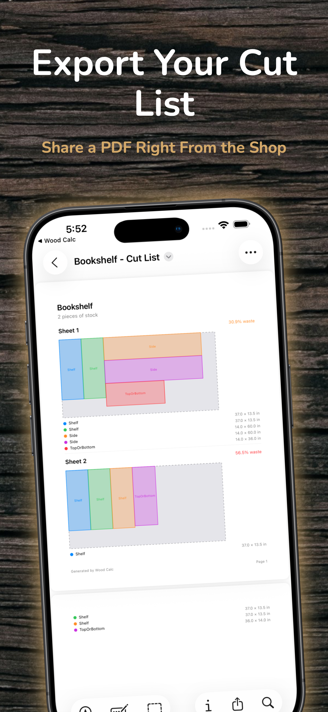 Wood Calc: Shop Calculator