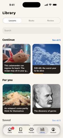 Delve: Daily Learning Screenshot 9 of 10