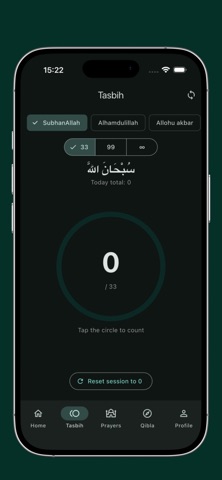 Sabbih - Tasbih, Dhikr, Prayer screenshot