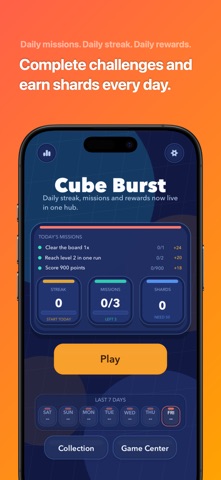 Cube Burst: Block Puzzle Game iPhone screenshot