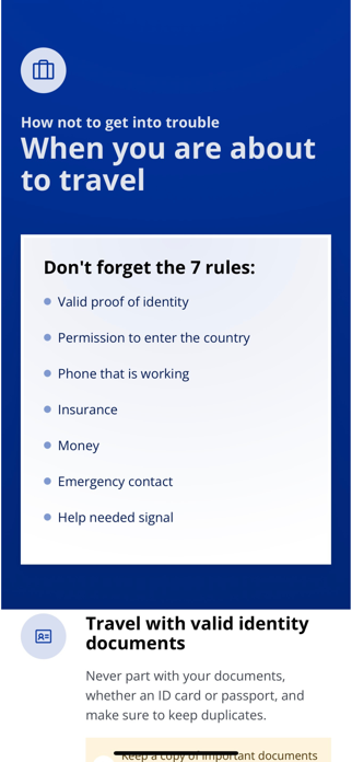 SAFE TRAVEL & WORK APPLICATION Screenshot 2 of 6