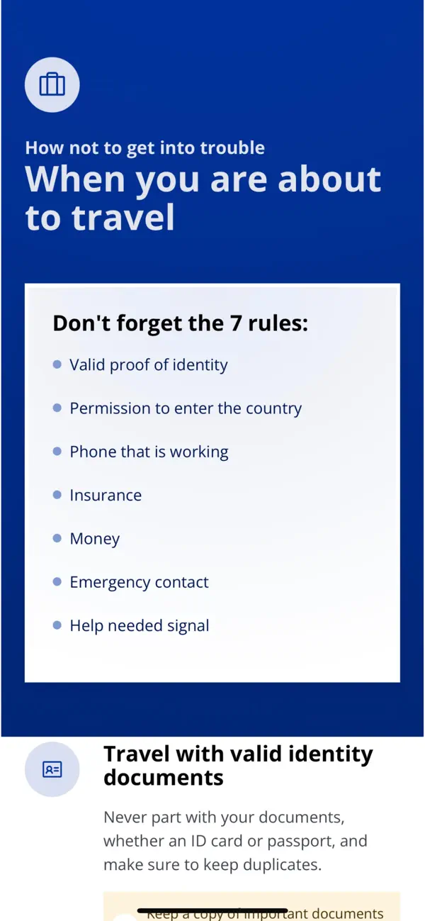 Screenshot #2 pour SAFE TRAVEL & WORK APPLICATION