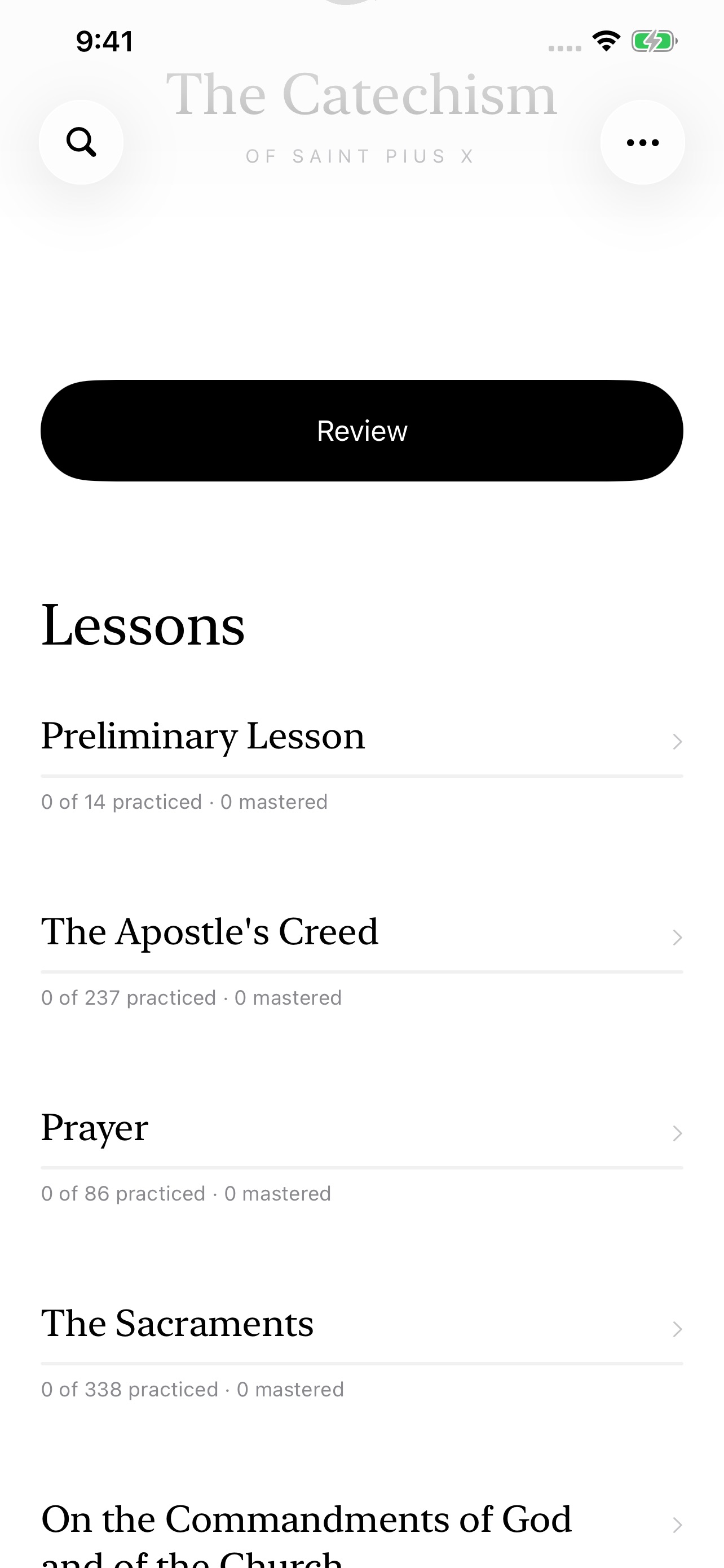 Screenshot 2 of Pius X Catechism