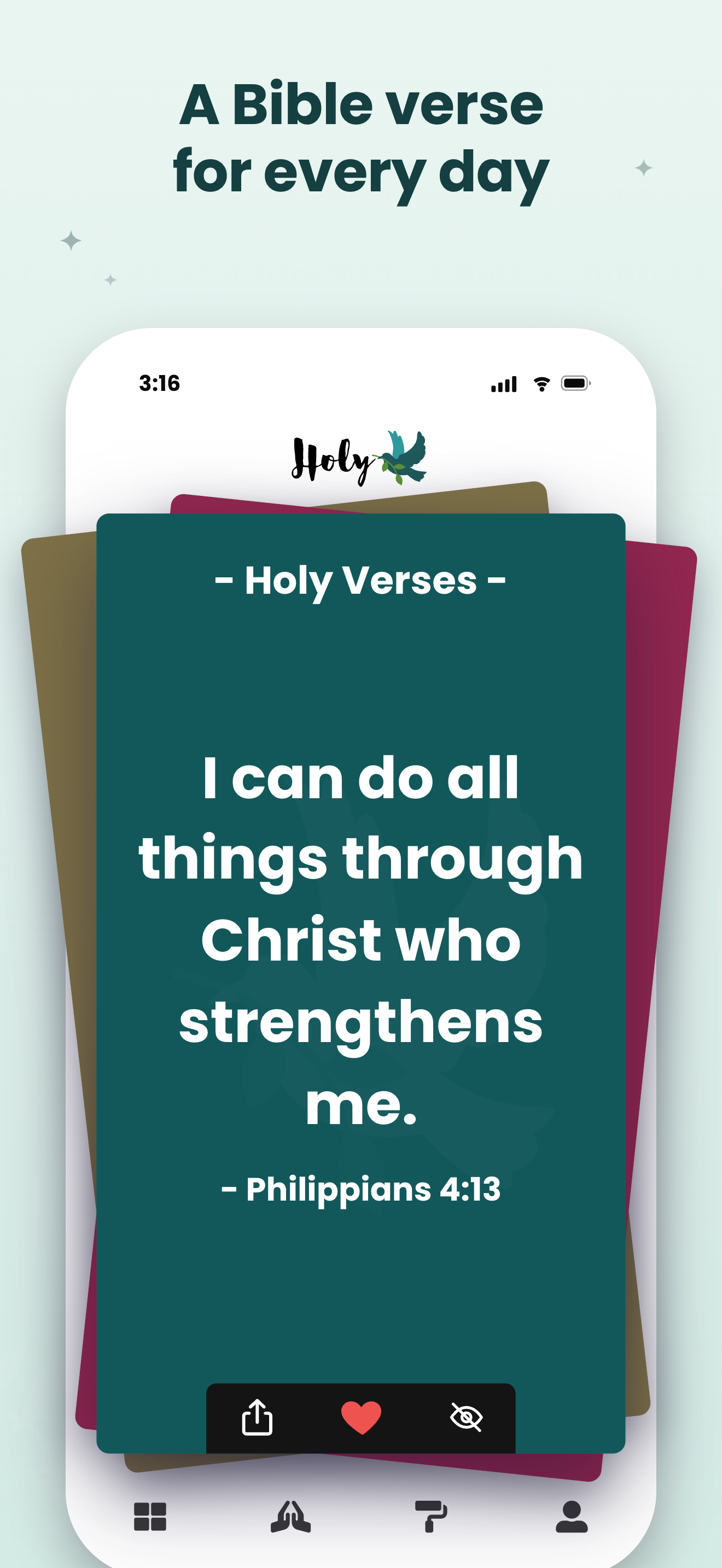 Holy: Daily Bible Verses screenshot 2
