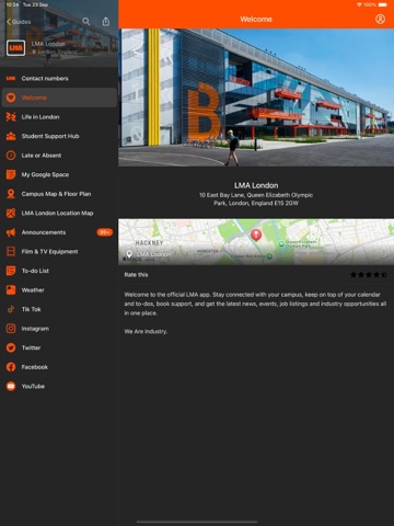 LMA Official iPad screenshot