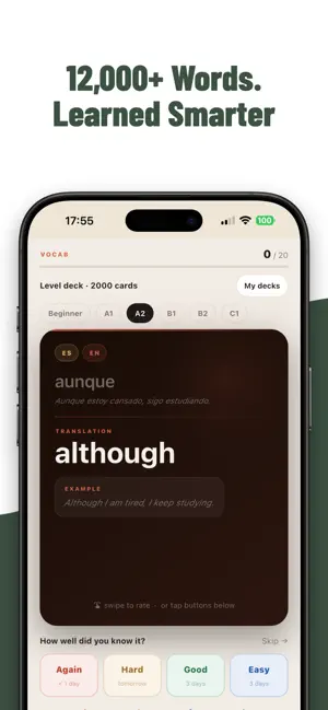 Learn Spanish Using Flashcards screenshot 2