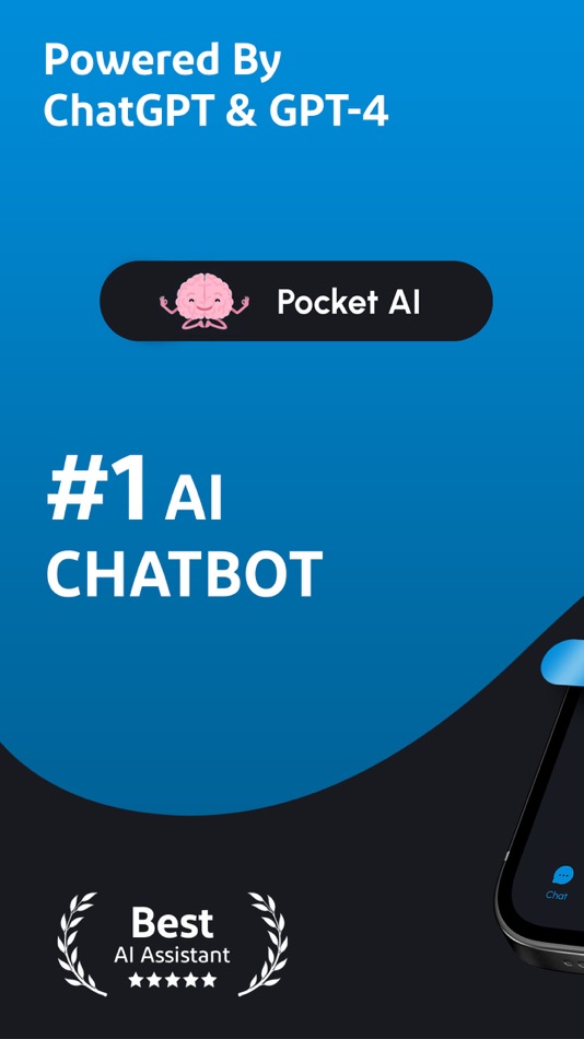 #1. Pocket AI - Ask Smart Chatbot (iOS) 由: Berkan Eksioglu