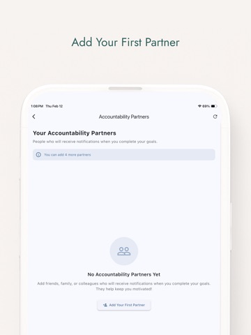TrioGoals - Accountable Goals Screenshot 3