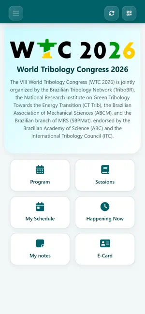 WTC 2026 App screenshot 1
