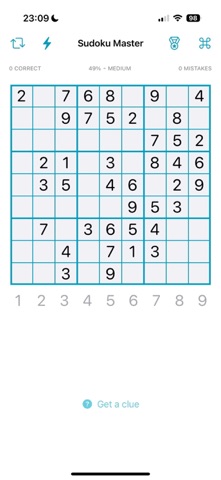Sudoku Master: Brain Puzzle iPhone screenshot